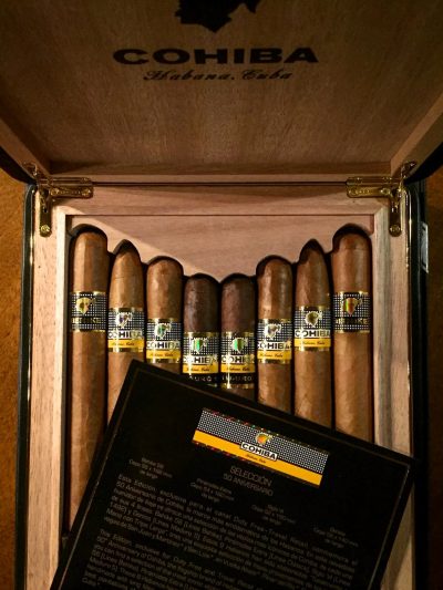 Cohiba Seleccion 50 Aniversario Travel Retail Humidor 8s<br>高希霸五十周年精选珍藏旅行保湿箱<br>8支/盒（陈年珍藏）