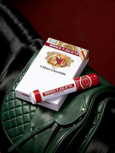 Romeo Y Julieta Short Churchills Tubos 3x5s<br>罗密欧朱丽叶短丘吉尔铝筒<br>15支/盒（全网最低）